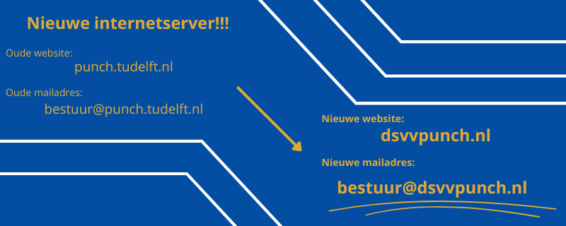 Nieuwe Internetserver!